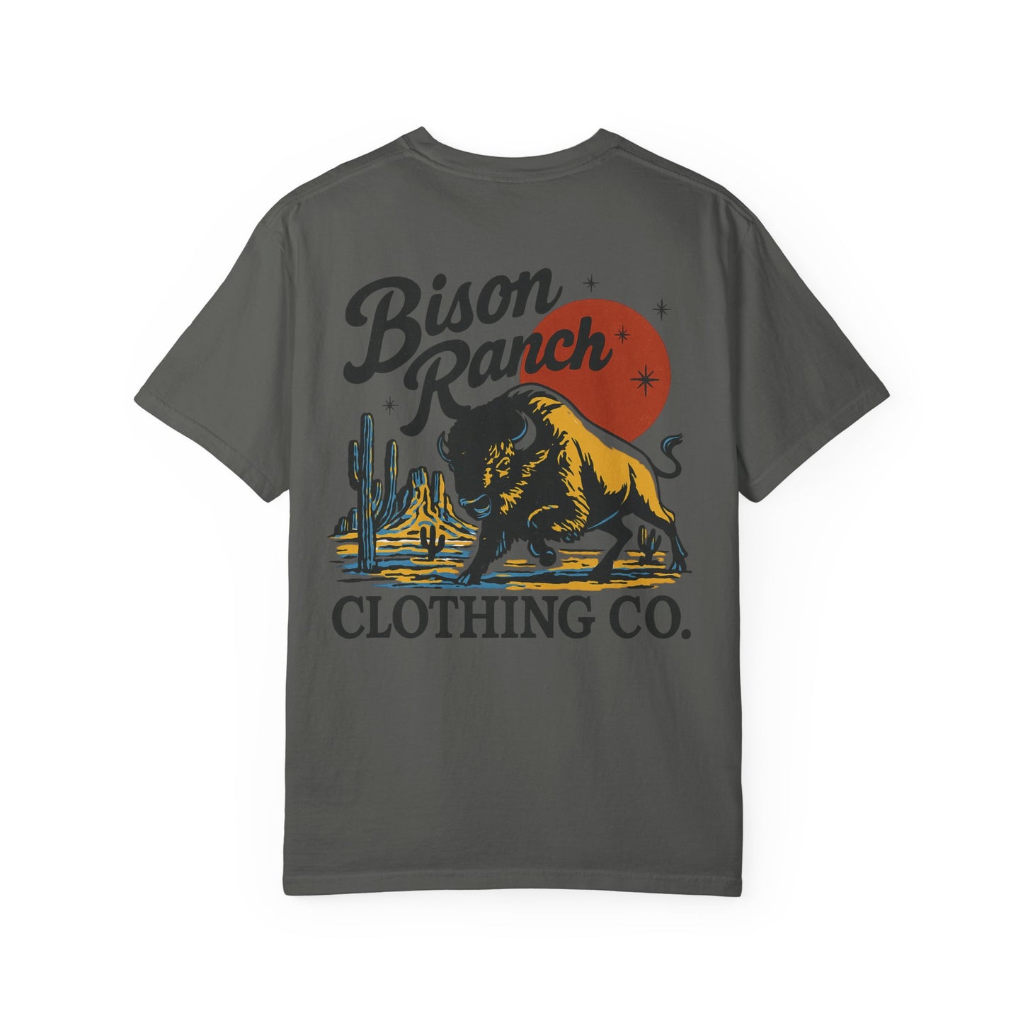 Retro Bison Short Sleeve Tee
