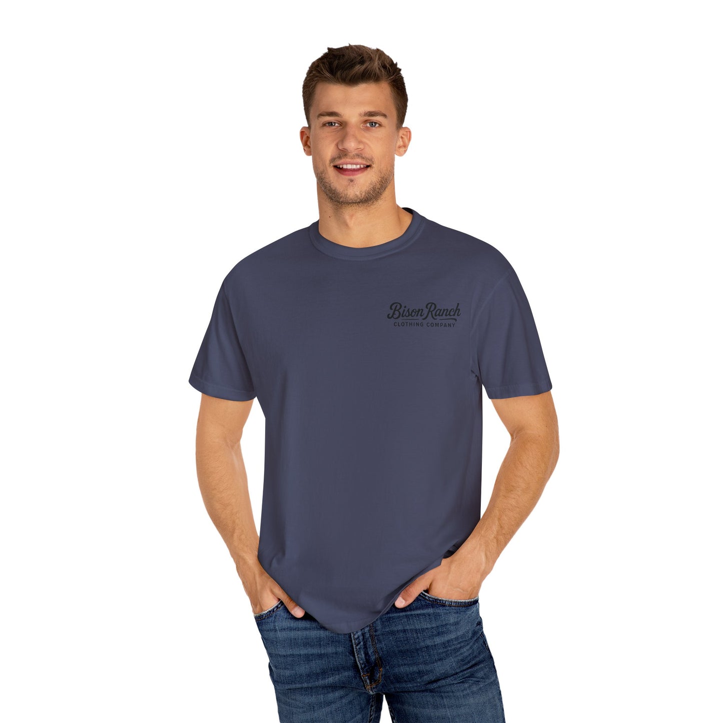 Sunset Bison Short Sleeve Tee