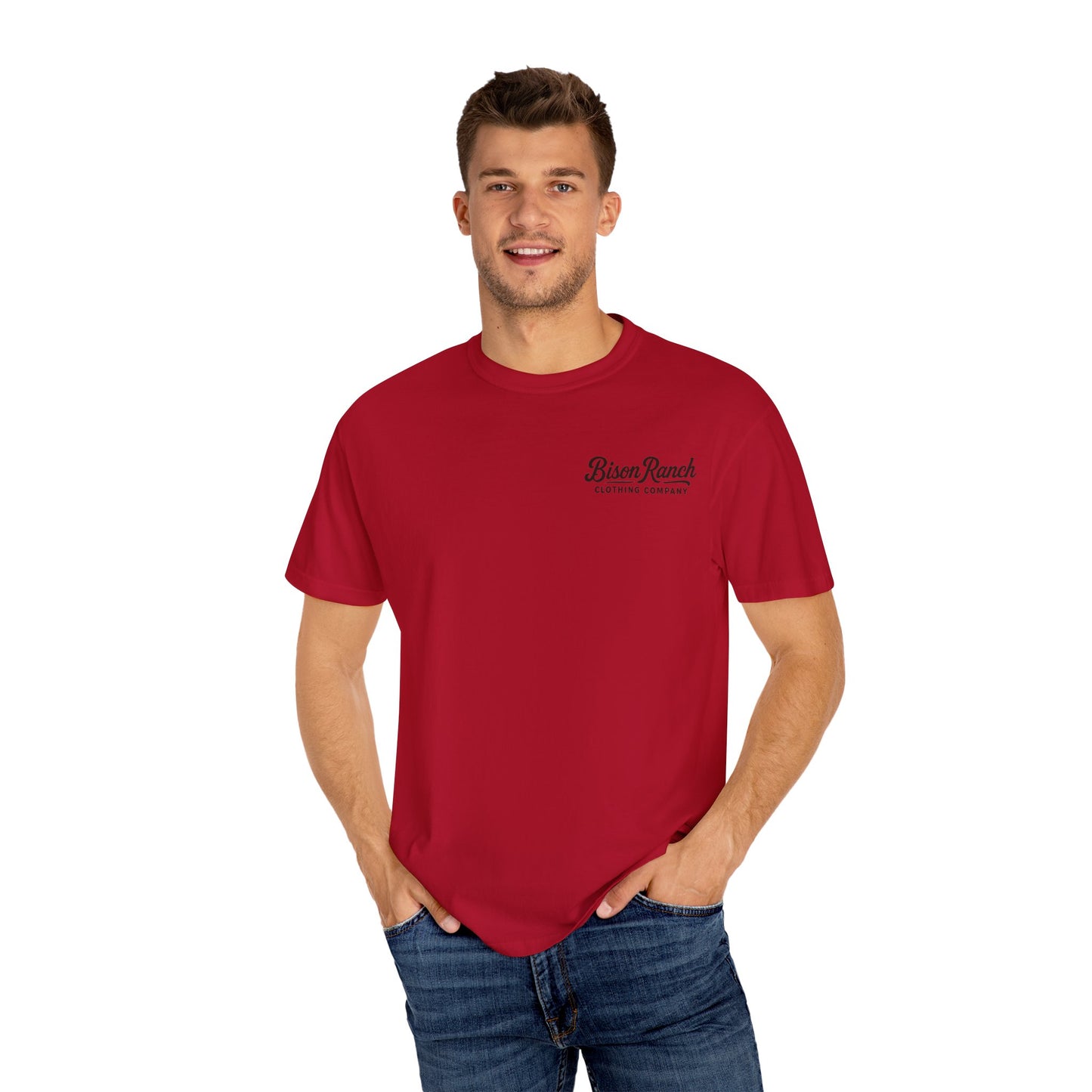 Sunset Bison Short Sleeve Tee