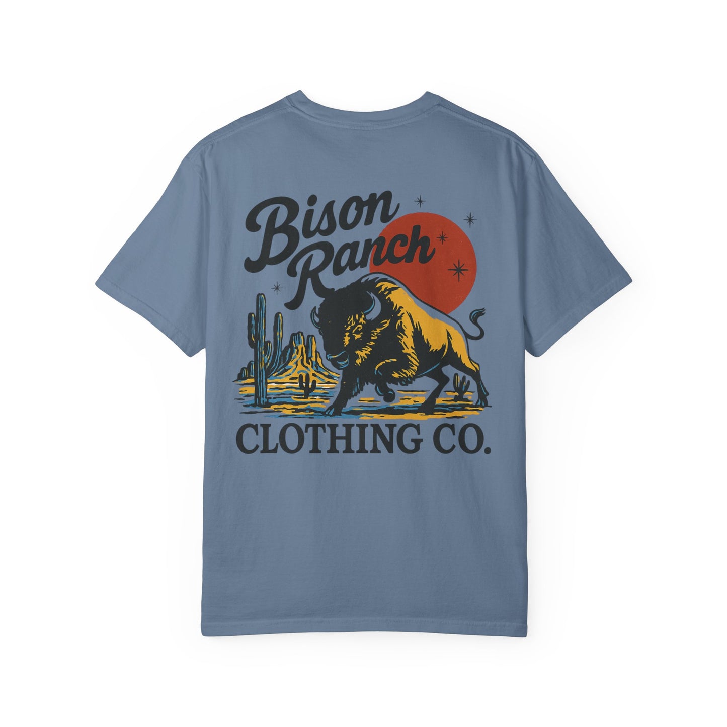 Retro Bison Short Sleeve Tee