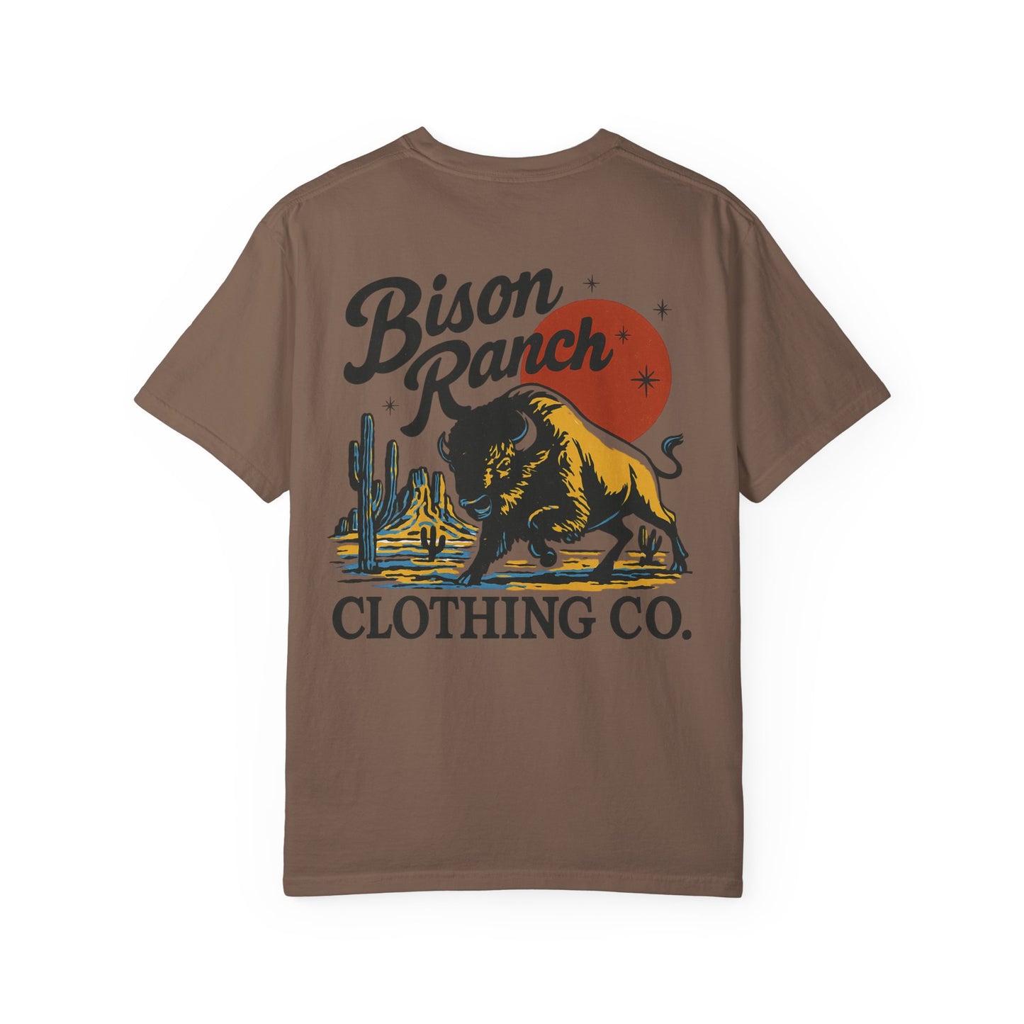 Retro Bison Short Sleeve Tee