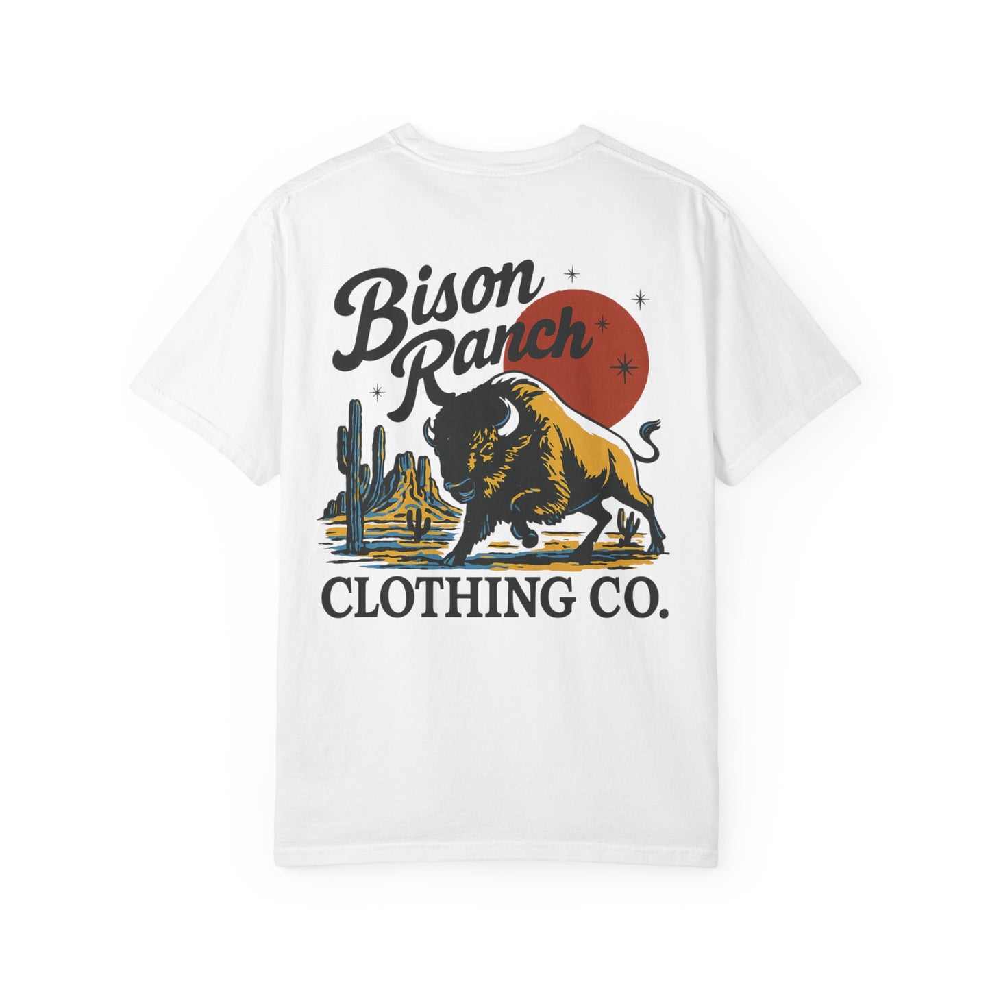 Retro Bison Short Sleeve Tee