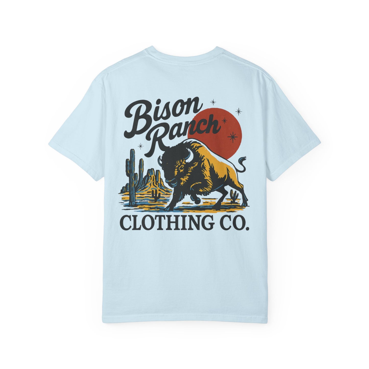 Retro Bison Short Sleeve Tee