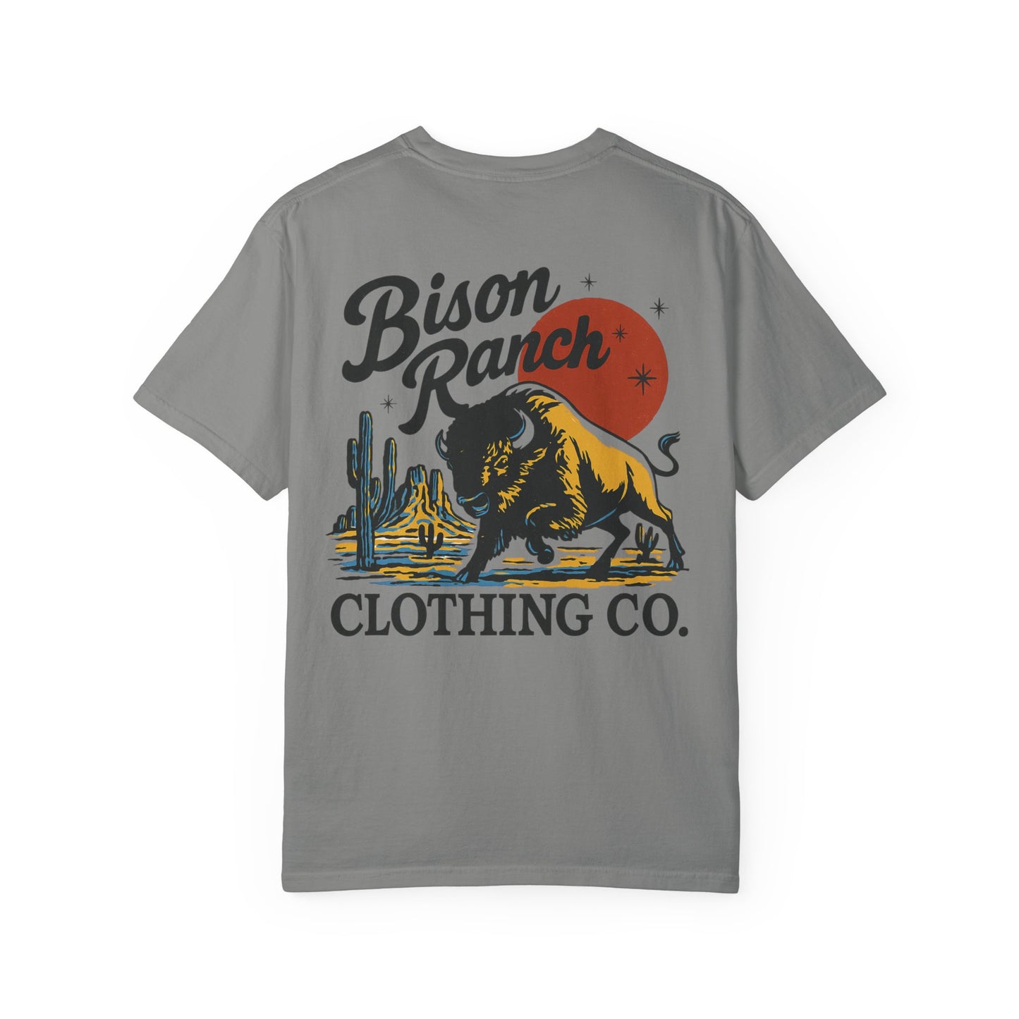 Retro Bison Short Sleeve Tee