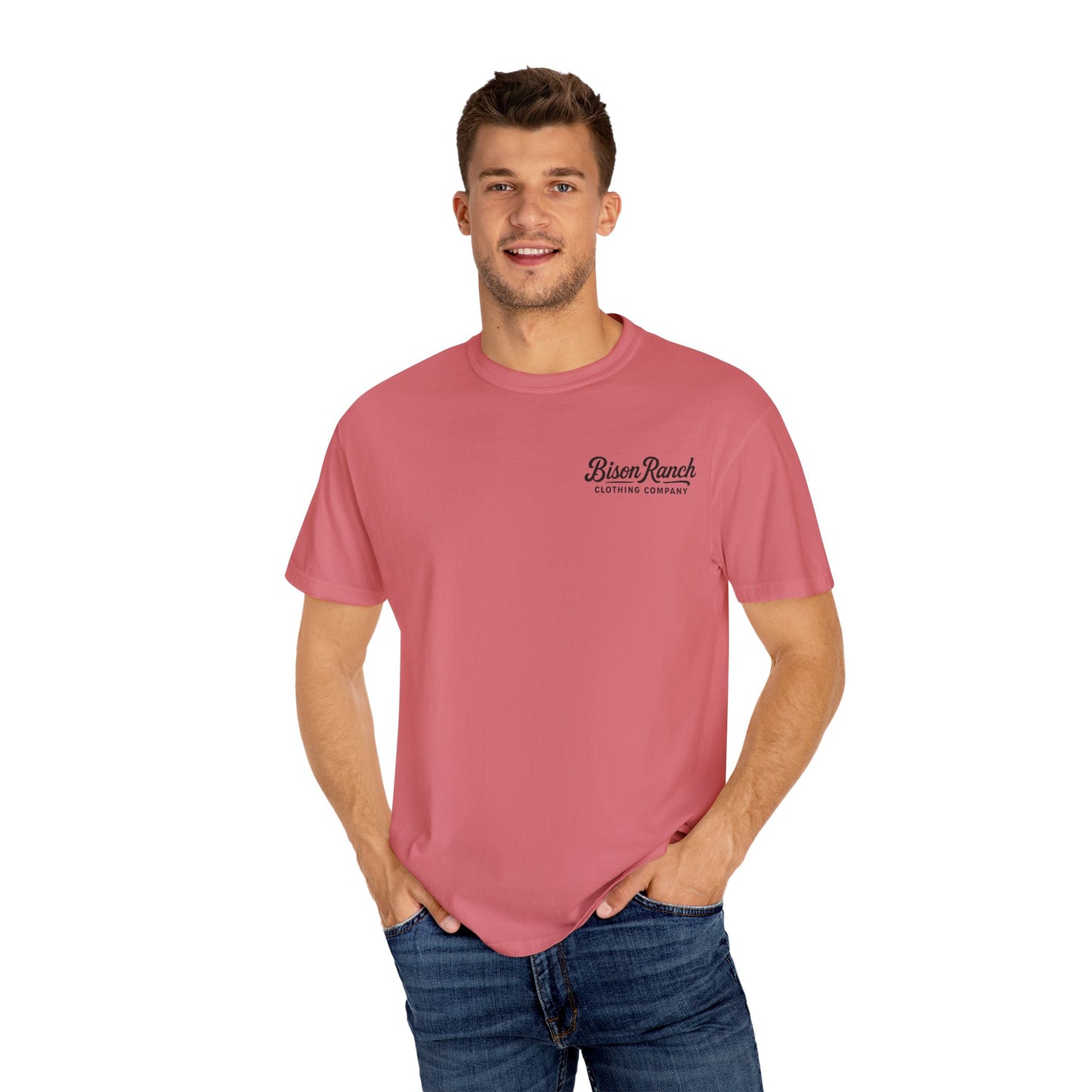 Native Bison Skull Short Sleeve Tee