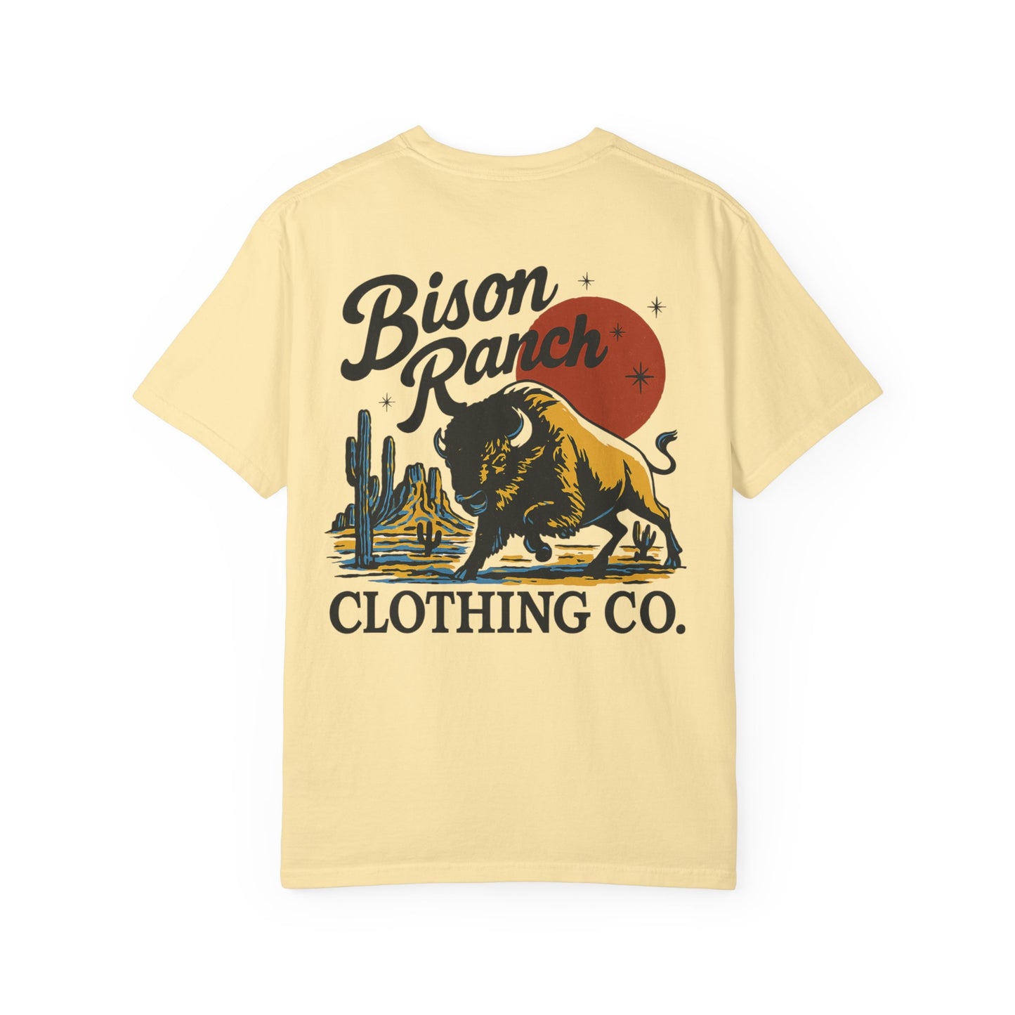 Retro Bison Short Sleeve Tee