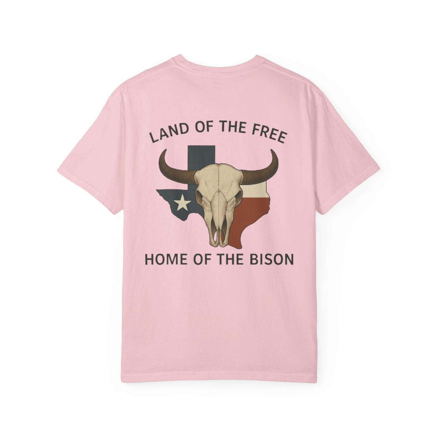 Texan Bison Skull Short Sleeve Tee