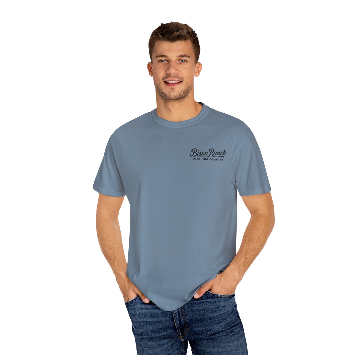 Native Bison Skull Short Sleeve Tee