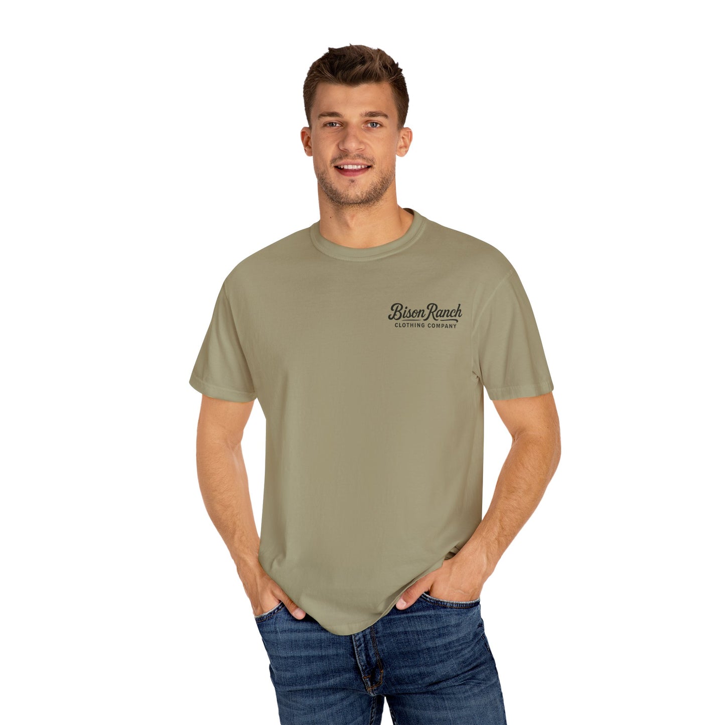 Native Bison Skull Short Sleeve Tee